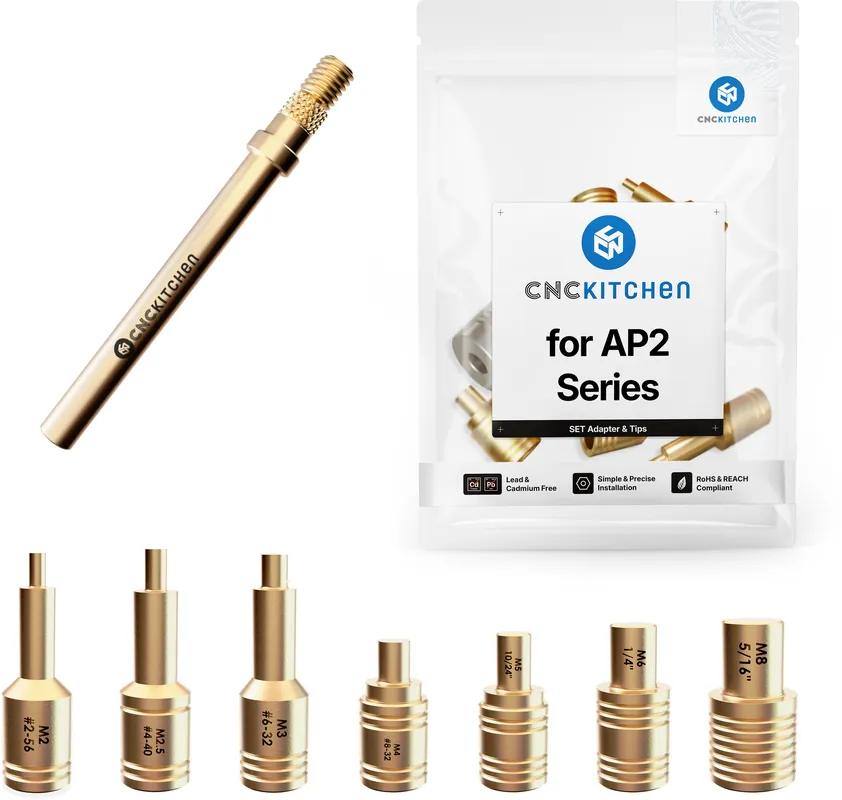 CNC Kitchen Pájecí hroty + adaptér AP2 Přímo Od Výrobce