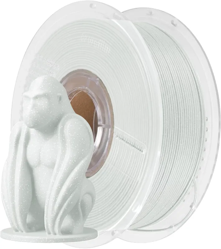Nakupujte Hned AzureFilm PLA Glitter White, 1,75 mm / 1000 g