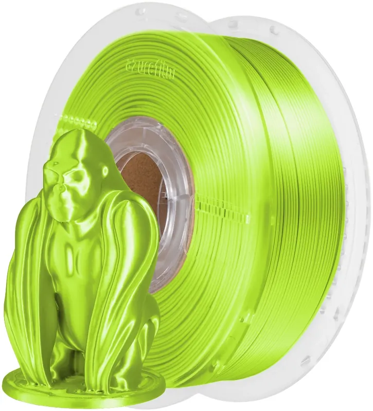 Poslední Šance AzureFilm PLA Silk Lime, 1,75 mm / 1000 g