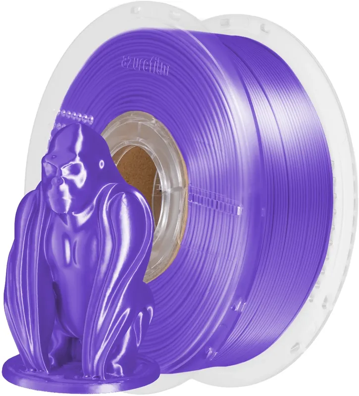Sleva AzureFilm PLA Silk Lila, 1,75 mm / 1000 g