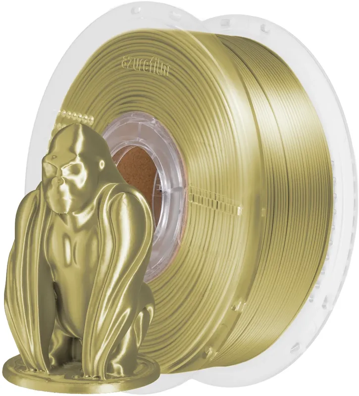 AzureFilm PLA Silk Olive Gold, 1,75 mm / 1000 g Hit Sezóny