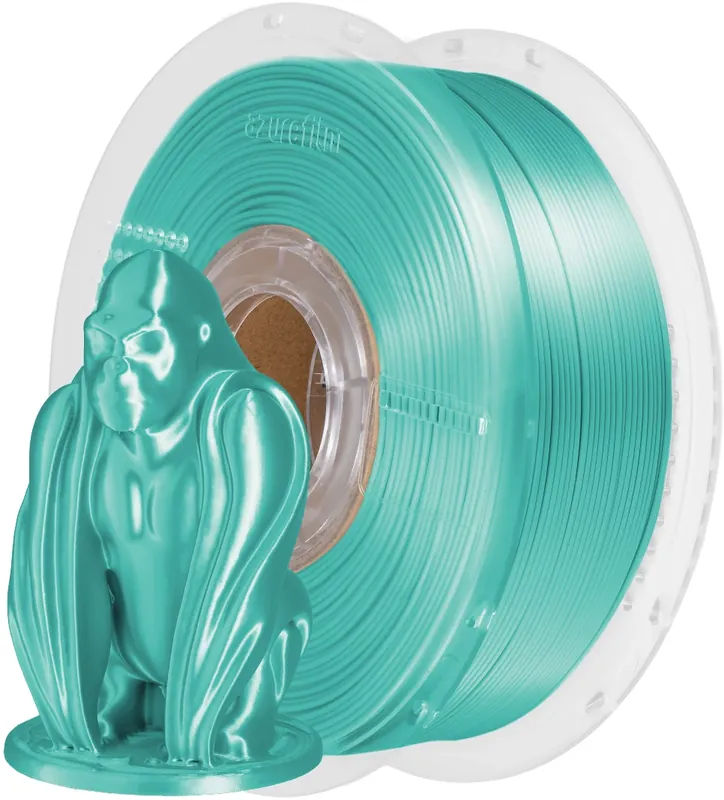 Nejlepší Cena AzureFilm PLA Silk Turquoise Blue, 1,75 mm / 1000 g