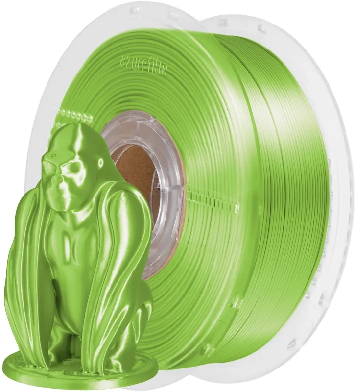 AzureFilm PLA Silk Pistachio Green, 1,75 mm / 1000 g Ověřený