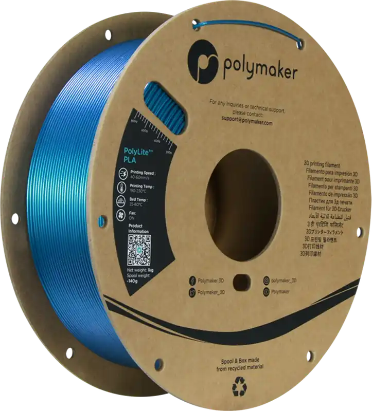 Polymaker PolyLite PLA Starlight Neptune, 1,75 mm / 1000 g Poslední Šance