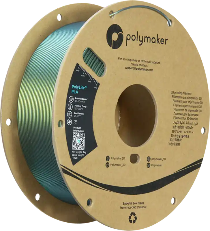 Speciální Cena Polymaker PolyLite PLA Starlight Aurora, 1,75 mm / 1000 g