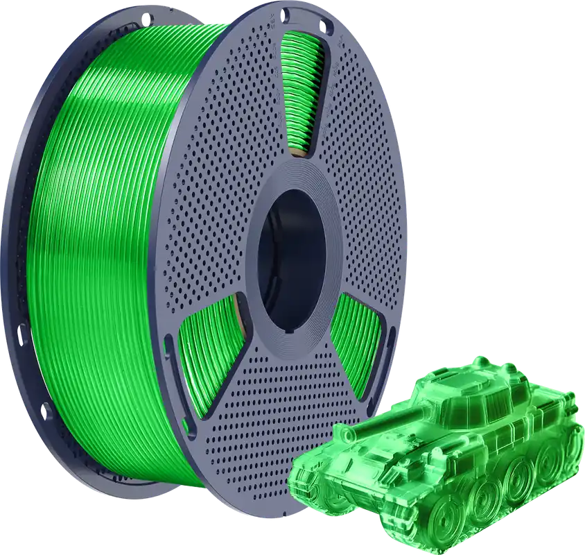 Autentický SUNLU PLA Transparent Green, 1,75 mm / 1000 g