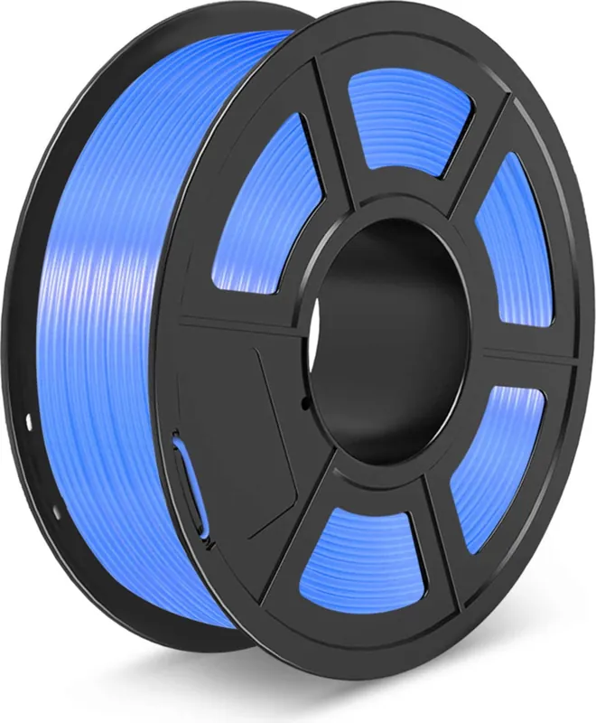 Novinka SUNLU PLA+ Transparent Blue, 1,75 mm / 1000 g