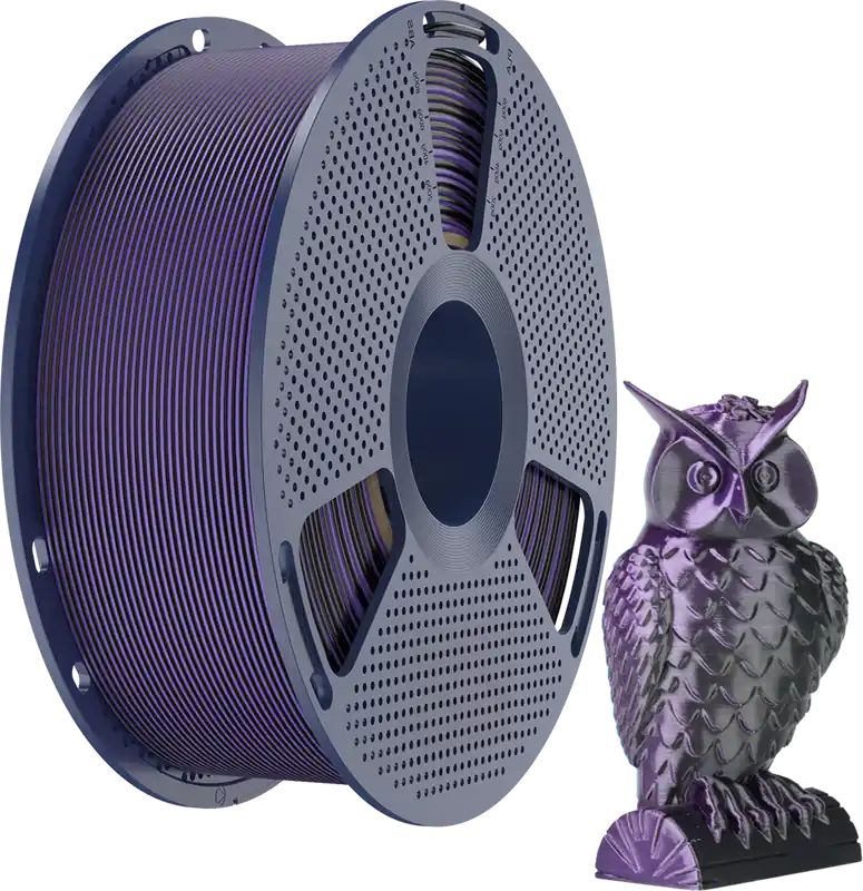 SUNLU Silk PLA+ Dual Color Black Purple, 1,75 mm / 1000 g Ověřený