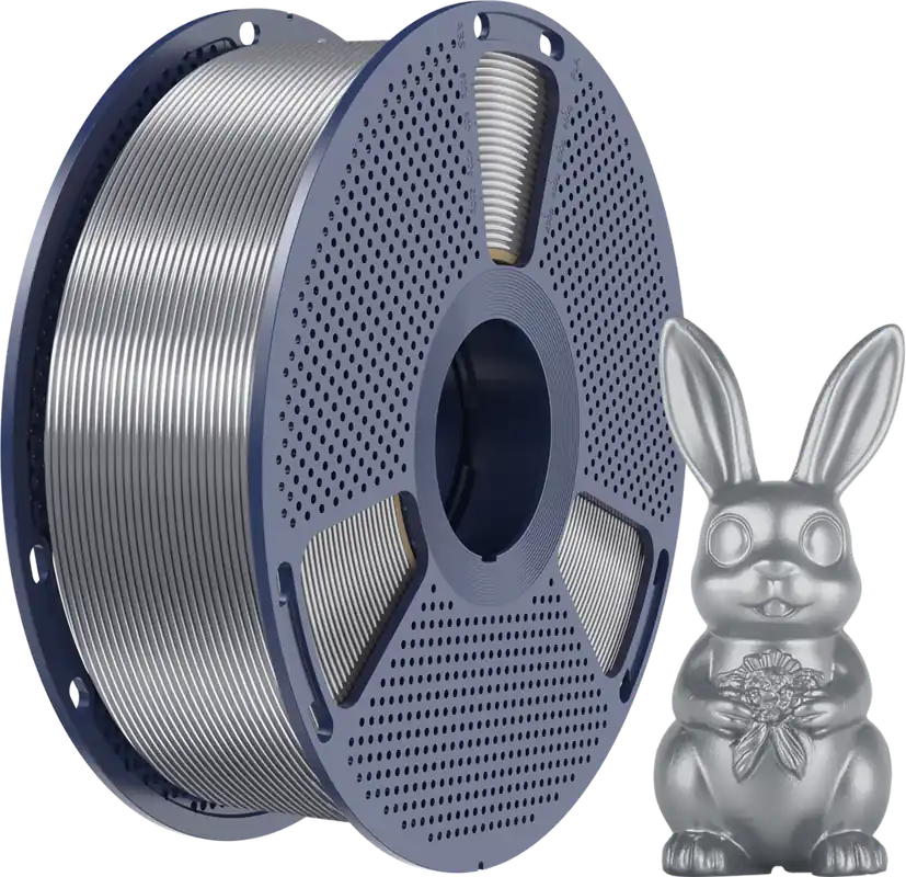 Nejlepší Volba SUNLU Silk PLA+ Grey, 1,75 mm / 1000 g