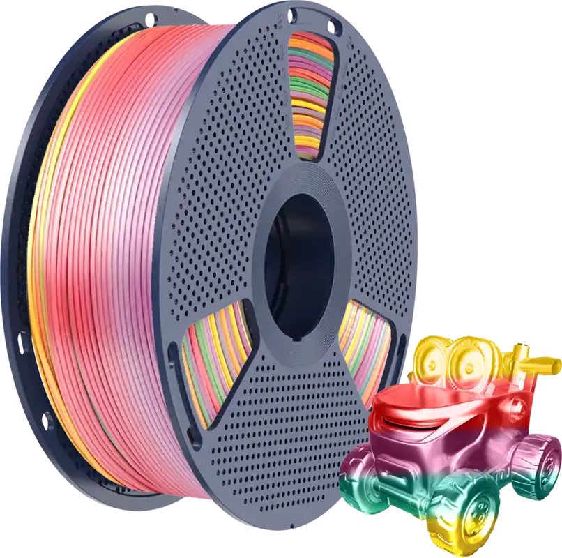 SUNLU Silk PLA+ Rainbow-01, 1,75 mm / 1000 g Speciální Cena