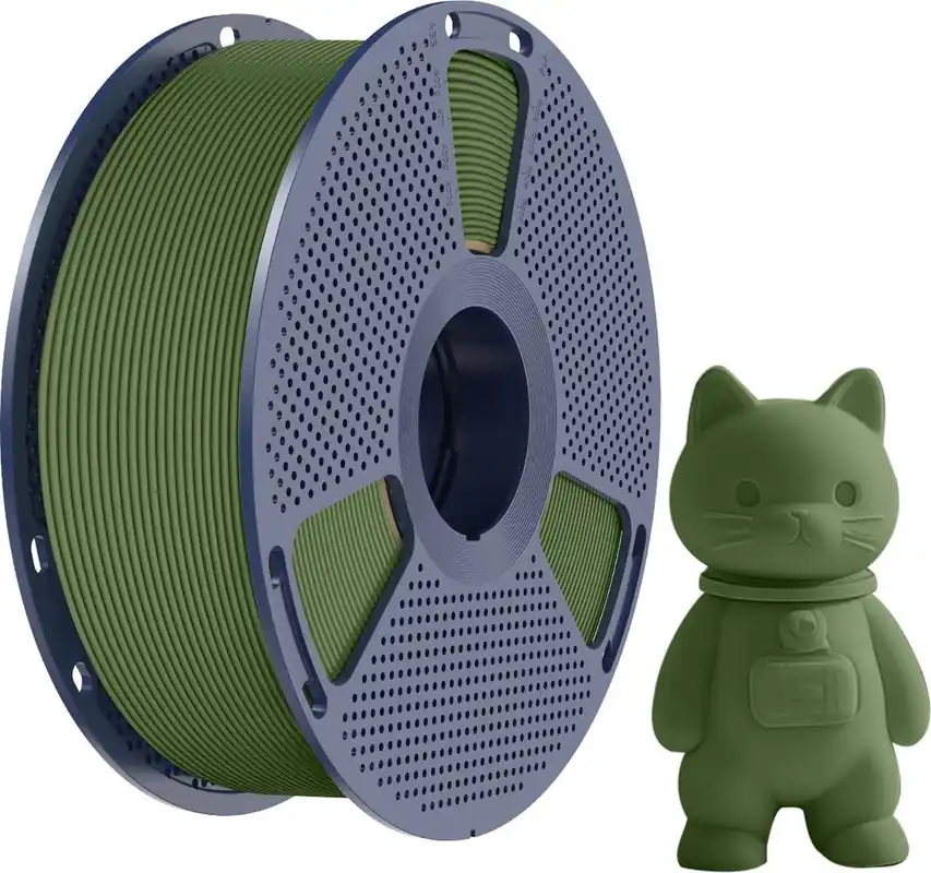 SUNLU PLA Matte Olive Green, 1,75 mm / 1000 g Zlevněný