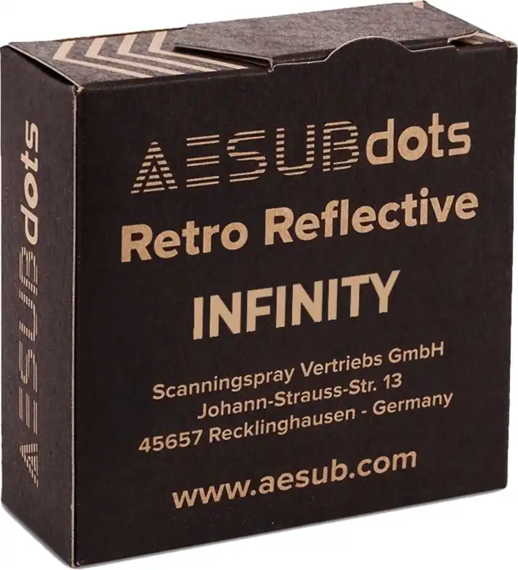 AESUB AESUBdots retro infinity, 6 mm Levný