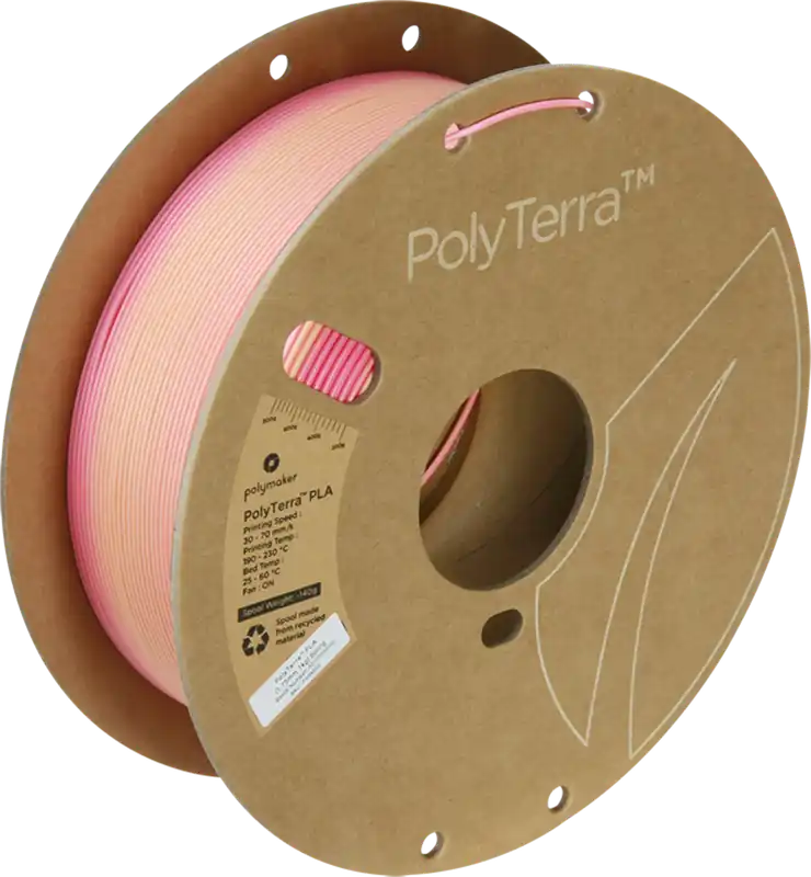 Polymaker PolyTerra Gradient PLA Spring, 1,75 mm / 1000 g Víkendová Akce