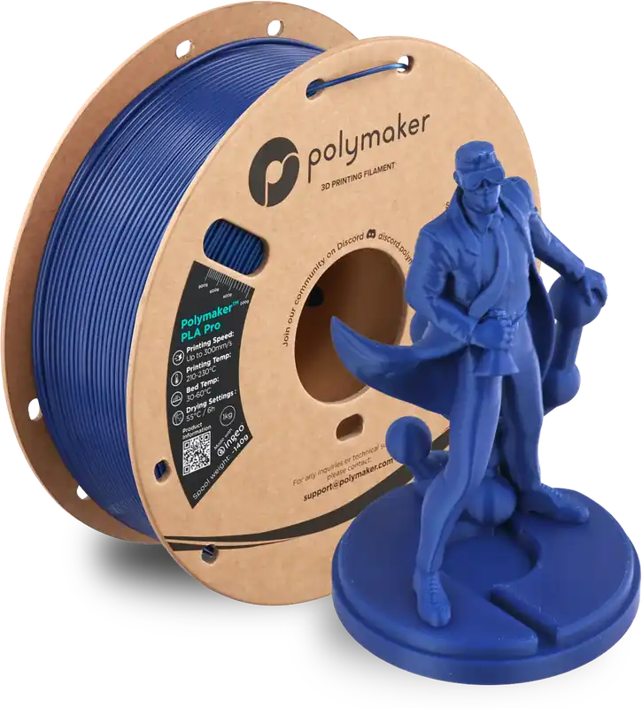 Polymaker PLA Pro Blue, 1,75 mm / 1000 g Víkendová Akce