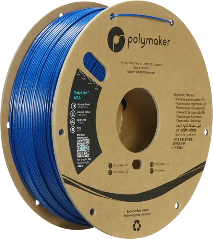 Polymaker ASA Galaxy Blue, 1,75 mm / 1000 g Omezená Nabídka