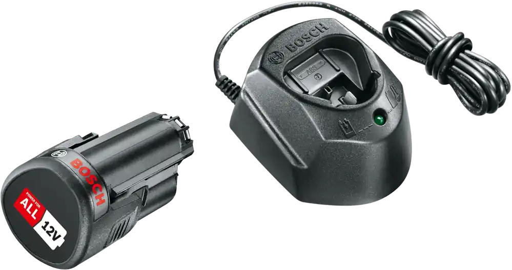 Sleva Bosch Home & Garden 12V Aku startovací sada vč. nabíječky, 2x 1,5Ah