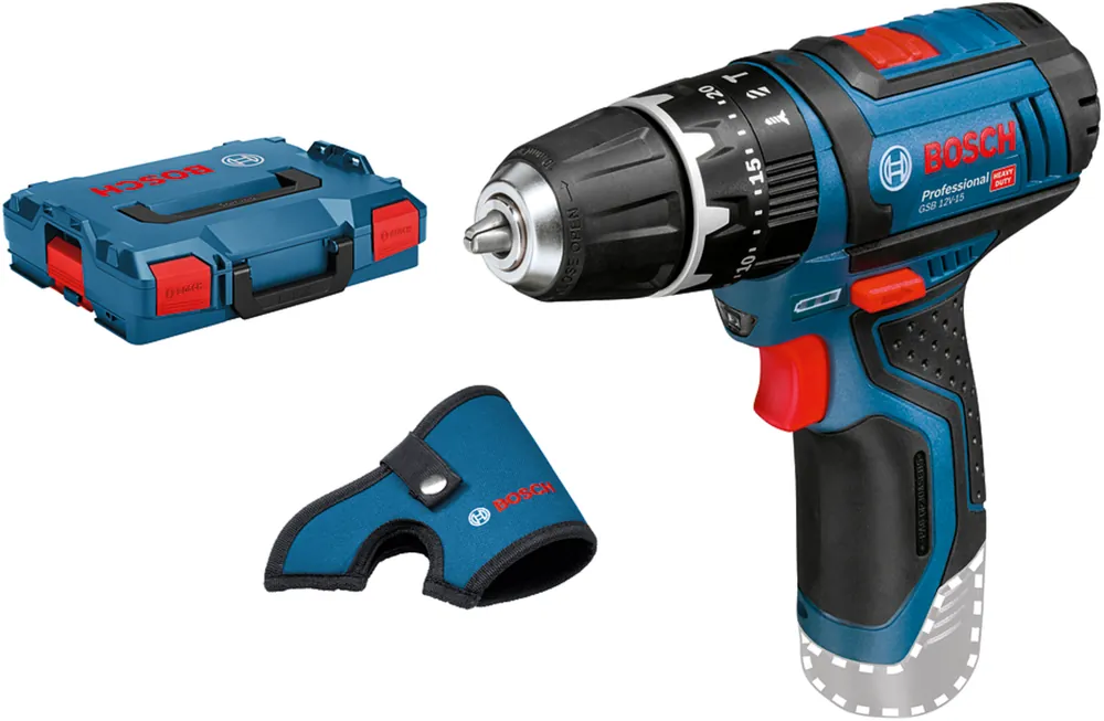 Bosch Professional GSB 12V-15 Aku šroubovák, 1x 2,0Ah, 1x 4,0Ah vč. příslušenství Cenový Hit