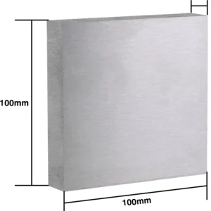 LDO Motors 6061 Aluminum Block, 100 x 100 x 20 mm Novinka