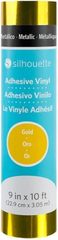 Silhouette Metallic Vinyl - 22,9 cm x 3 m, Gold Nová Kolekce