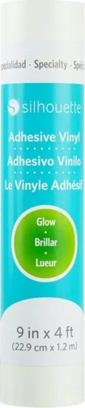 Dokud Zásoby Vydrží Silhouette Matte Removable Vinyl - 22,9 cm x 1,2 m, Glow-in-the-Dark