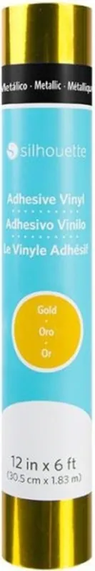Speciální Cena Silhouette Metallic Vinyl - 30,5 cm x 1,8 m, Gold