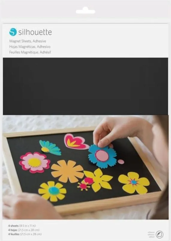 Silhouette Adhesive Magnet Paper Levný