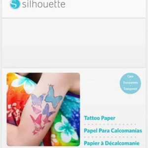 Omezená Nabídka Silhouette Printable Tattoo Paper, Clear