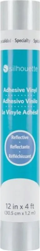 Víkendová Akce Silhouette Reflective Vinyl - 30,5 cm x 1,2 m, Silver
