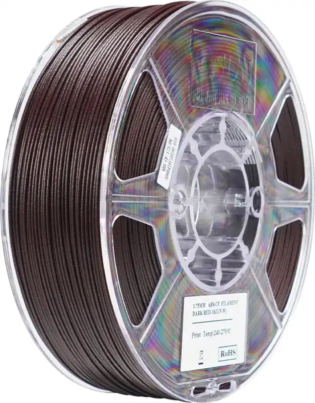 eSUN ABS-CF Dark Red, 1,75 mm / 1000 g Sleva