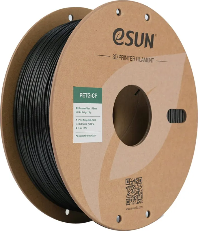 Akce eSUN PETG-CF Black, 1,75 mm / 1000 g