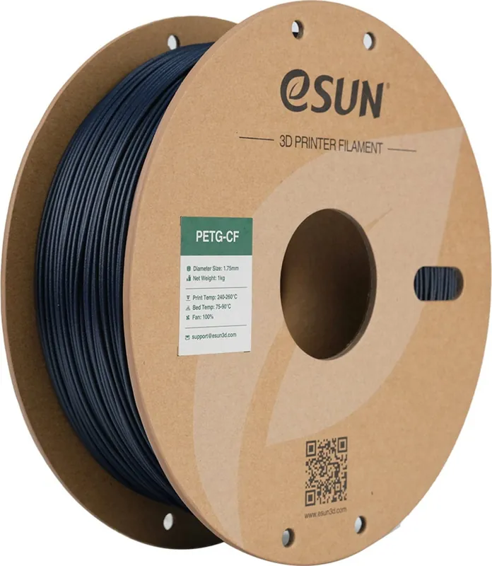 eSUN PETG-CF Deep Blue, 1,75 mm / 1000 g Akční Cena
