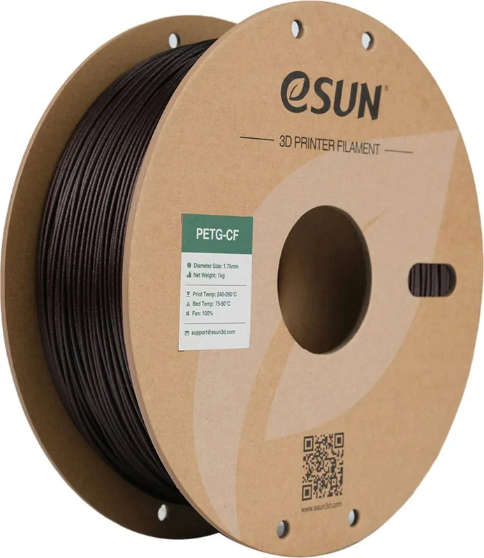 eSUN PETG-CF Black Red, 1,75 mm / 1000 g Vysoce Kvalitní