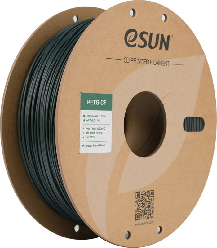 eSUN PETG-CF Blackish Green, 1,75 mm / 1000 g Expresní Doručení