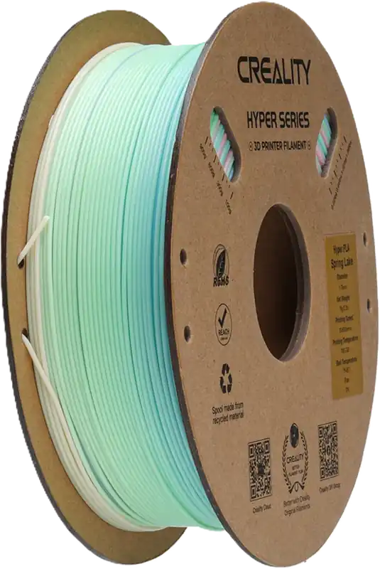 Vysoce Kvalitní Creality Hyper PLA Rainbow Spring Lake, 1,75 mm / 1000 g