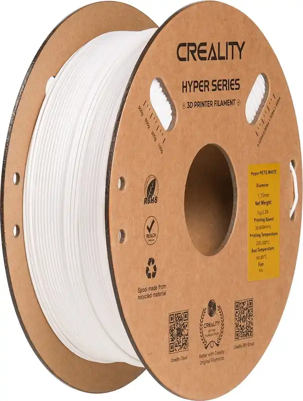 Creality Hyper PETG White, 1,75 mm / 1000 g Bezpečná Platba