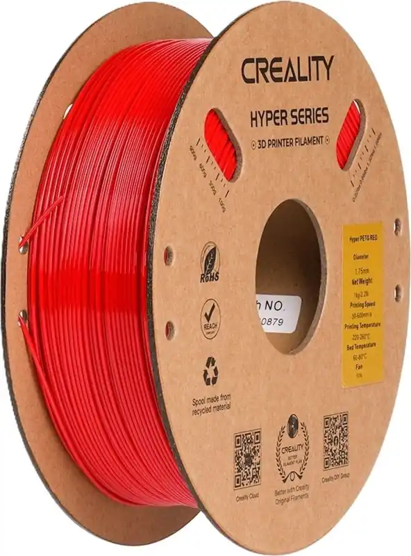 Sezónní Sleva Creality Hyper PETG Red, 1,75 mm / 1000 g