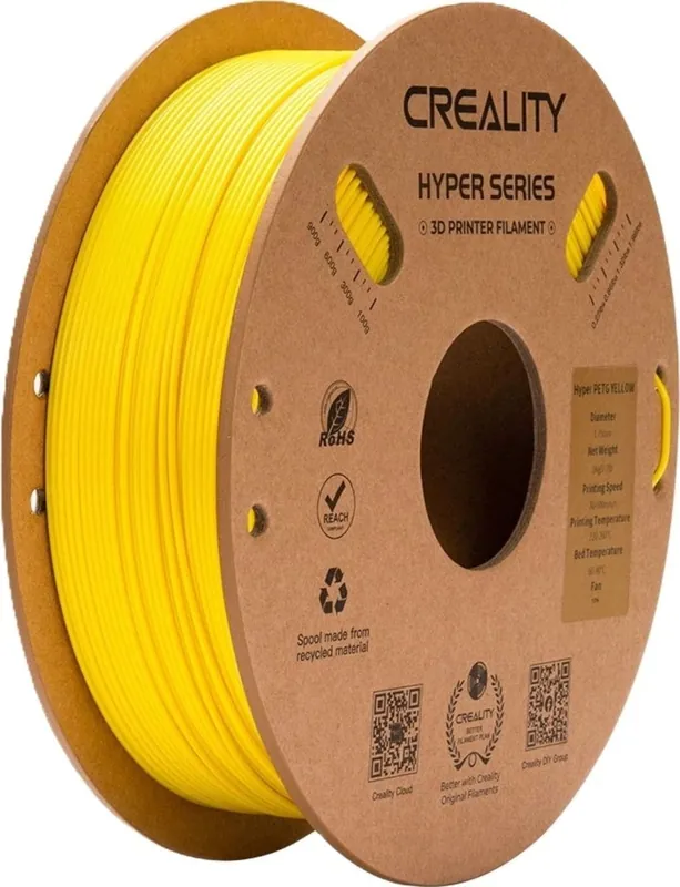 Omezená Nabídka Creality Hyper PETG Yellow, 1,75 mm / 1000 g