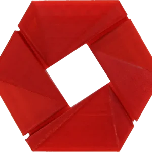 3DJAKE easyPETG Transparent Red, 1,75 mm / 2300 g Rychlé Dodání