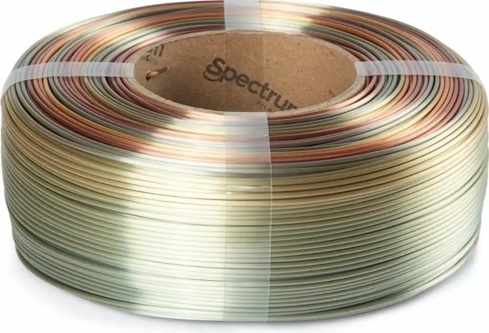 Dokud Zásoby Vydrží Spectrum ReFill PLA Silk Rainbow Ancient, 1,75 mm / 1000 g