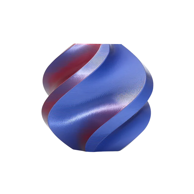 Bambu Lab PLA Silk Dual Color Midnight Blaze, Cívka (1.000 g) Finální Výprodej