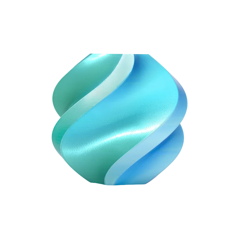 Nová Kolekce Bambu Lab PLA Silk Dual Color Blue Hawaii, Cívka (1.000 g)