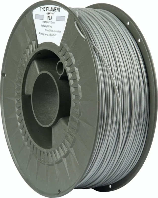 Finální Výprodej The Filament PLA Silver Aluminium, 1,75 mm / 1000 g