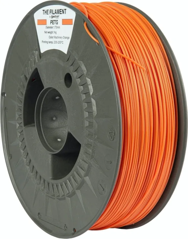 The Filament PETG Machinery Orange, 1,75 mm / 1000 g Hit Sezóny