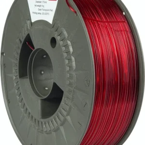The Filament PETG Transparent Red, 1,75 mm / 1000 g Top Prodej