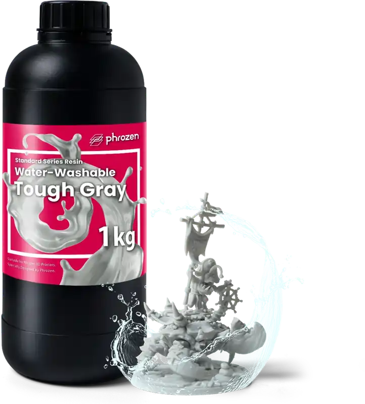 Speciální Cena Phrozen Water-Washable Tough Resin Gray, 1.000 g