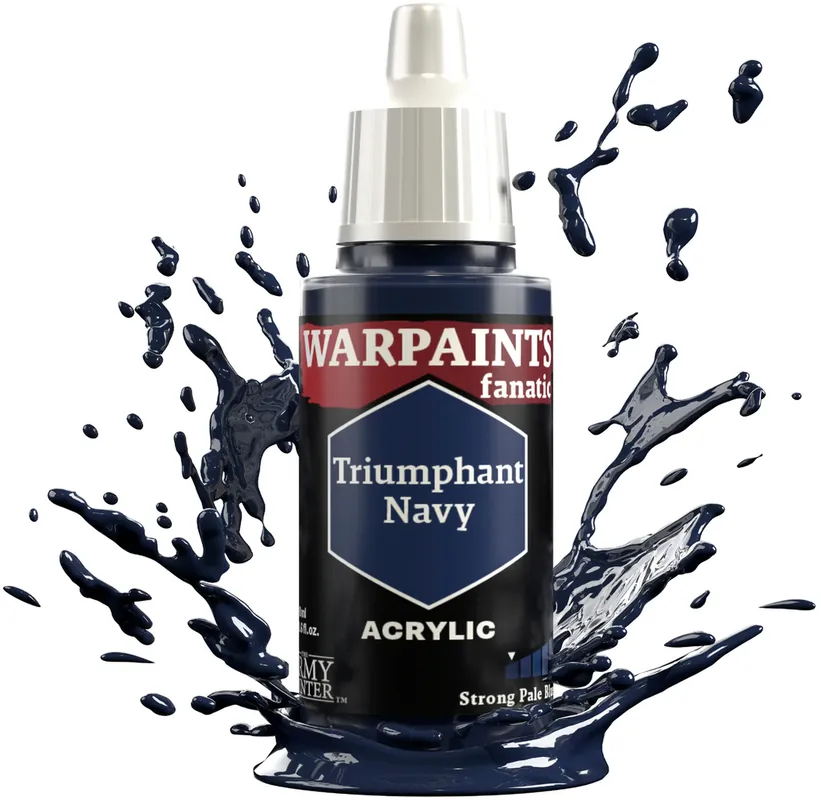 The Army Painter Warpaints Fanatic: Strong Pale Blues, Triumphant Navy (18 ml) Časově Omezené