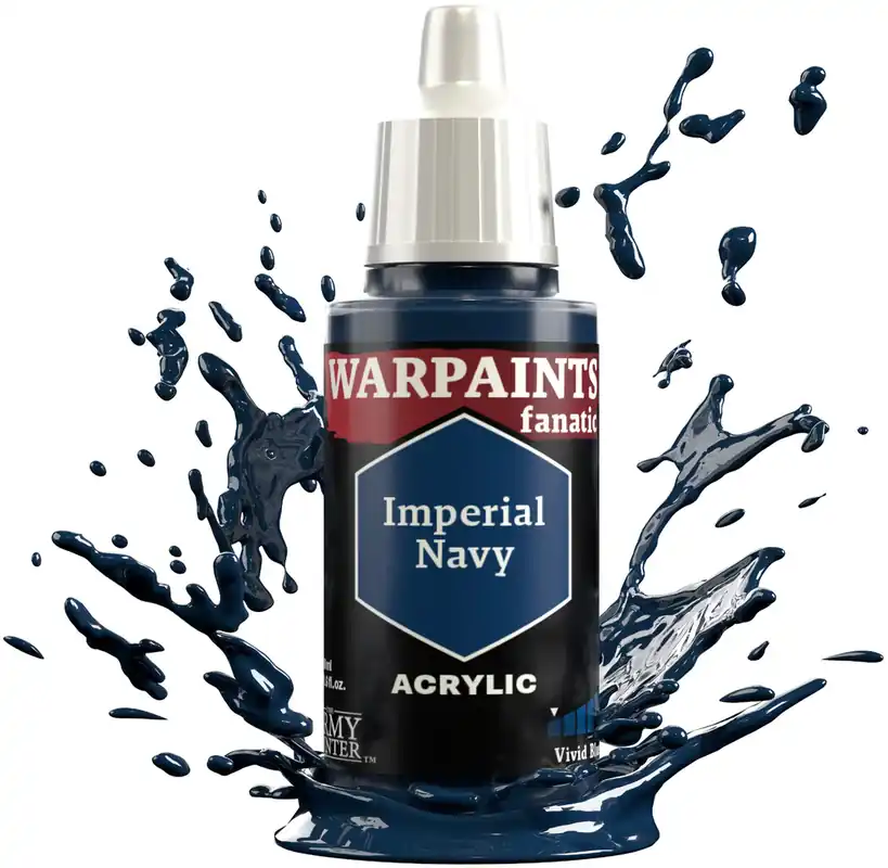 The Army Painter Warpaints Fanatic: Vivid Blues, Imperial Navy (18 ml) Značkový
