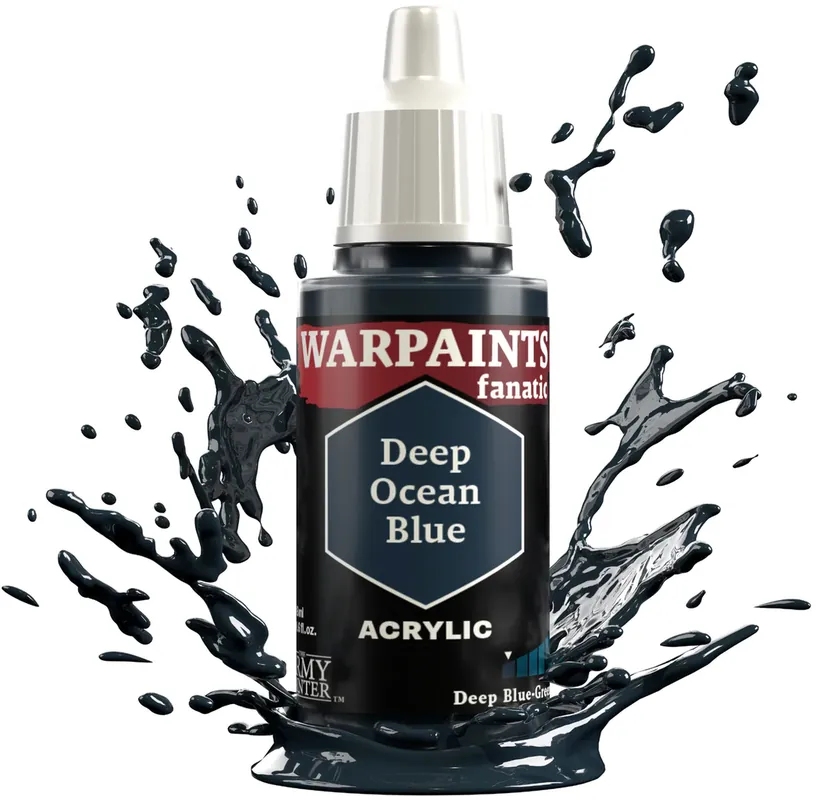 Nakupujte Hned The Army Painter Warpaints Fanatic: Deep Green-Blues, Deep Ocean Blue (18 ml)