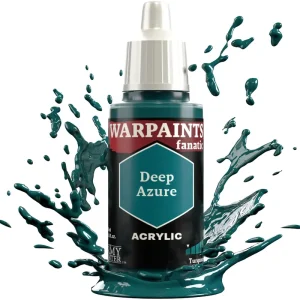 Originální The Army Painter Warpaints Fanatic: Turquoises, Deep Azure (18 ml)