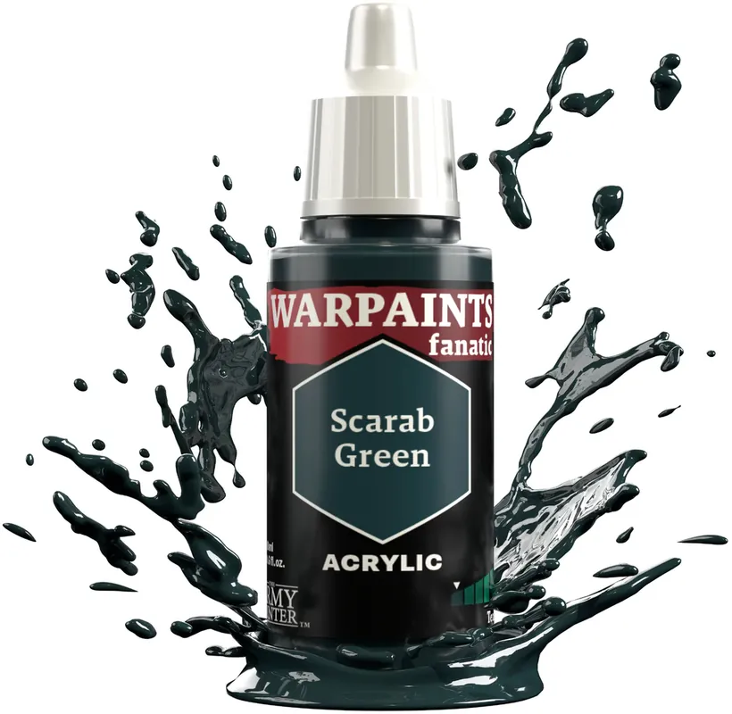 The Army Painter Warpaints Fanatic: Teals, Scarab Green (18 ml) Objednat Nyní